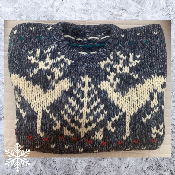 {Unbranded} WOOL Ski Sweater - Picture 2 of 6